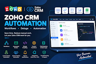 automate your zoho CRM workflows, processes and tasks