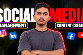 manage social media, create content and strategy for content marketing