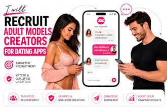 recruit adult creator talent for dating apps and matchmaking platforms