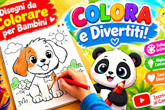 creare video con disegni da colorare per bambini per un canale youtube