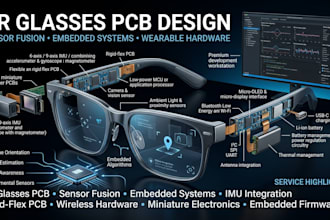 design ar glasses pcb with sensor fusion and embedded systems
