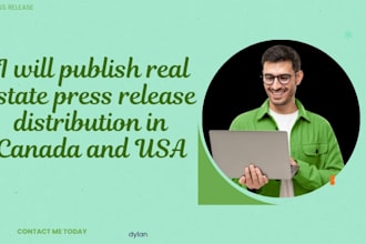 publish real estate press release distribution in canada and USA media sites