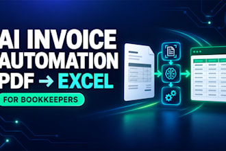 automate invoice data extraction to excel for bookkeepers