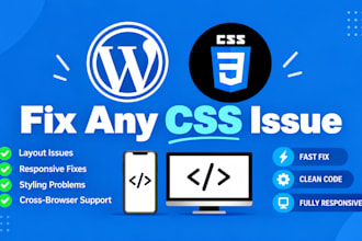 fix CSS issues on wordpress HTML and bootstrap sites