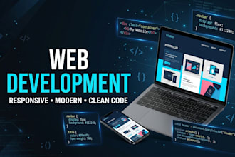 create a modern responsive HTML CSS landing page