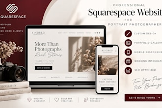 elevate your portrait photography brand with squarespace