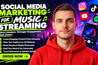 be your dj music artist social media manager for streaming and growth