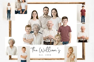 create a custom memorial portrait from your photo