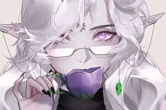 design quality male or female live2d vtuber rigging