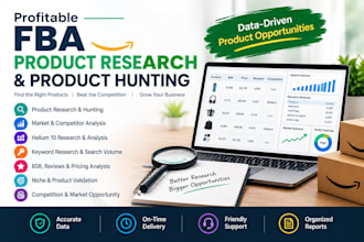 amazon fba product research and product hunting