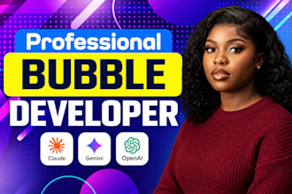 design bubble website bubble mvp saas bubble app developer