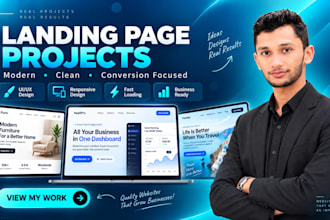 build a responsive business landing page