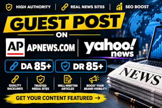 publish your article on apnews,com and yahoo,com da91