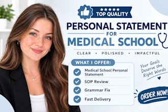 edit your medical school personal statement and application essay