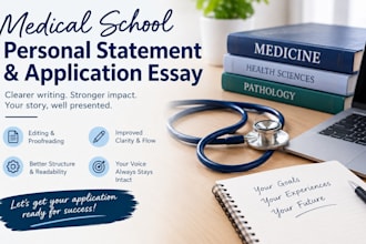 edit your medical school personal statement and application essay