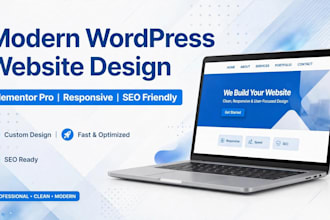 design modern wordpress website