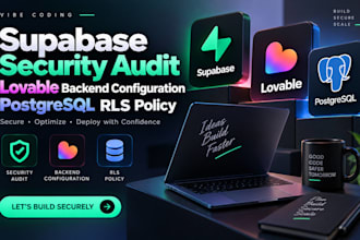 do supabase security audit, lovable backend configuration, postgresql rls policy
