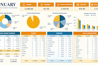 do excel spreadsheet, personal finance, planner expense tracker monthly budget