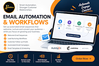 set up email automation and automated workflows