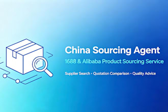 be your chinese purchasing agent, finding products from 1688, alibaba