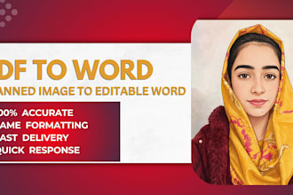 type your PDF, scanned images into editable word file