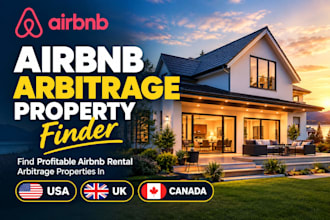 find airbnb arbitrage property in US, UK and canada