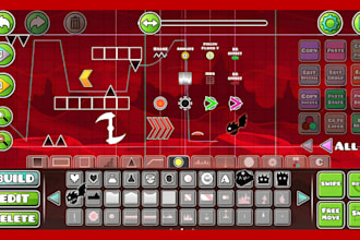 create a geometry dash layout for you