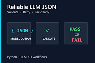 fix inconsistent json outputs in your python llm API workflow