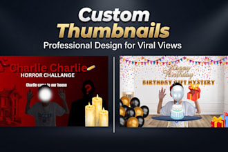 create high CTR youtube thumbnails