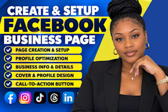 create and setup facebook business page
