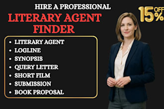 find active literary agent, write logline, synopsis, query letter, book proposal