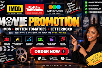 do organic rotten tomatoes, imdb, letterboxd and movie promotion