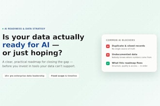 build an ai ready data roadmap for your business