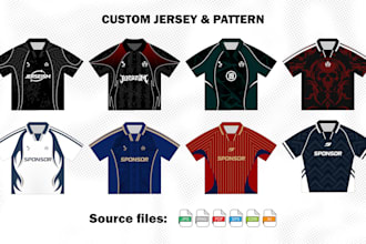 do custom jersey design or sublimation design