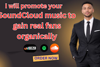 promote your soundcloud music to gain real fans organically