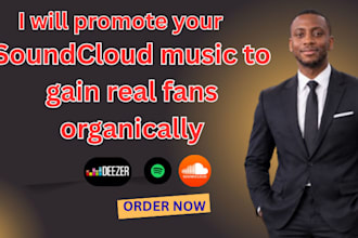 promote your soundcloud music to gain real fans organically