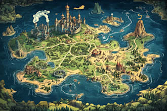 custom fantasy maps for you