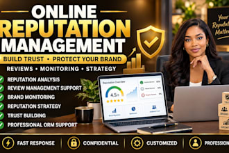 manage your online reputation, reviews, brand trust and reputation strategy
