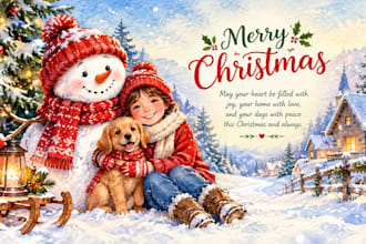 do christmas card and christmas illustration