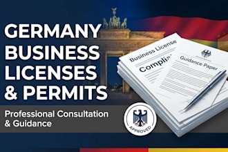 help you obtain business licenses and permits in germany