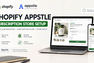 build a shopify subscription store with appstle and theme customization