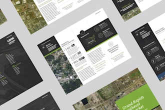design a commercial real estate offering memorandum and m and a cim teaser