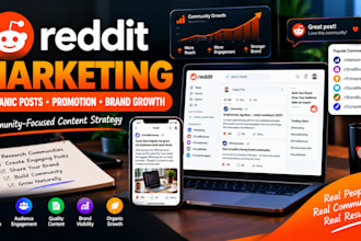 create organic reddit post for marketing, promotion and brand growth
