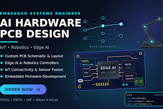 ai hardware pcb design, iot, robotics, edge ai and embedded firmware development