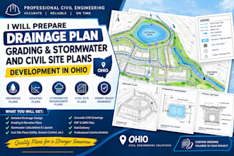 do drainage plan grading storm water and civil site plan development