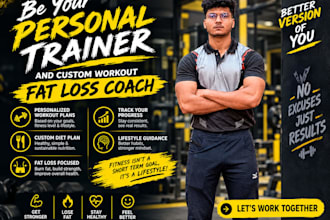 be your personal trainer and custom workout fat loss coach