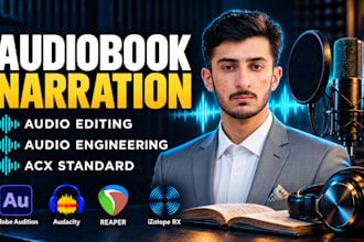 do audiobook narration, acx standard, audio editing and audio engineer