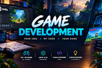 program game mechanics and write clean code for your unity game