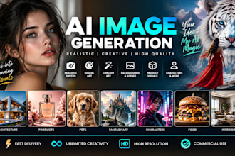 create realistic ai images, ai art and ai generated visuals
