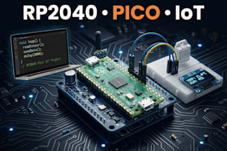 program rp2040, raspberry pi pico and iot firmware